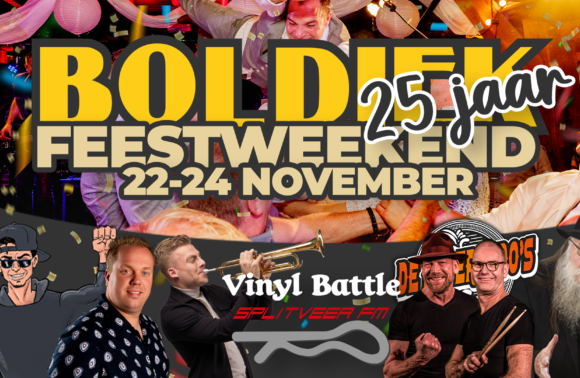 22-24 november 2024: Boldiek 25 jaar FEESTWEEKEND!